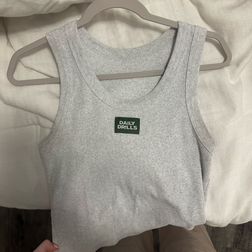 Daily Drills Gray Tank Top